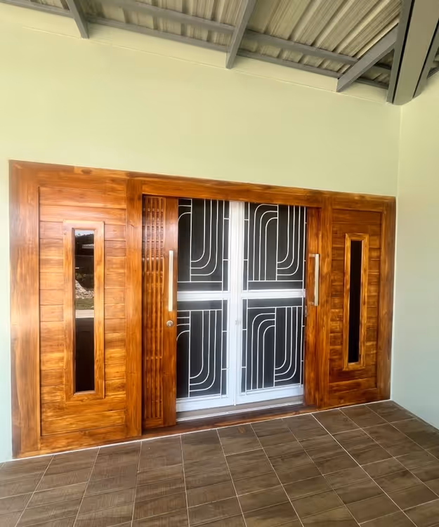 เหล็กดัดประตู มุ้งลวด Slide 6