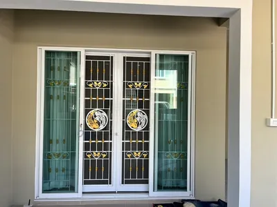 ผลงานติดตั้งเหล็กดัด 112