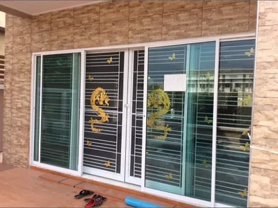 ผลงานติดตั้งเหล็กดัด 143